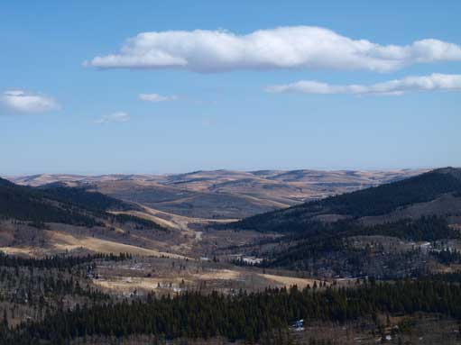 Zooming-in towards East.