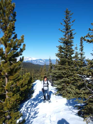 After a long period of slog, we were getting closer to false summit