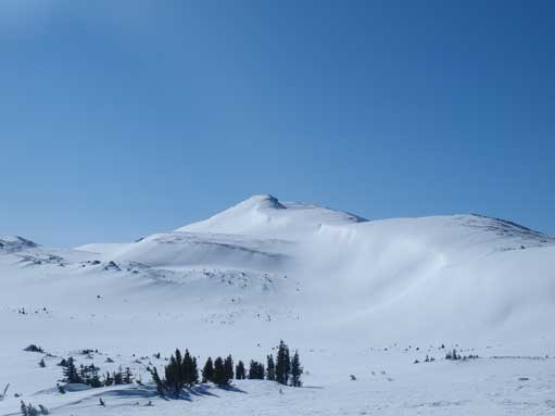 And this is the summit. I didn't realize it and ascended the wrong peak. I went up this one later in the day.