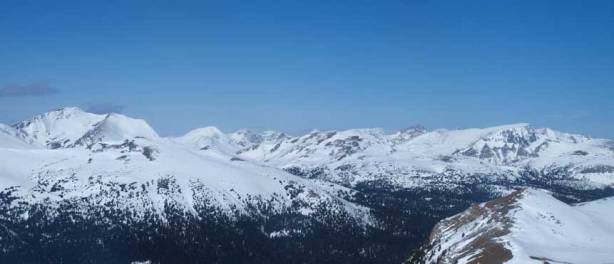 Looking north towards Skyline area