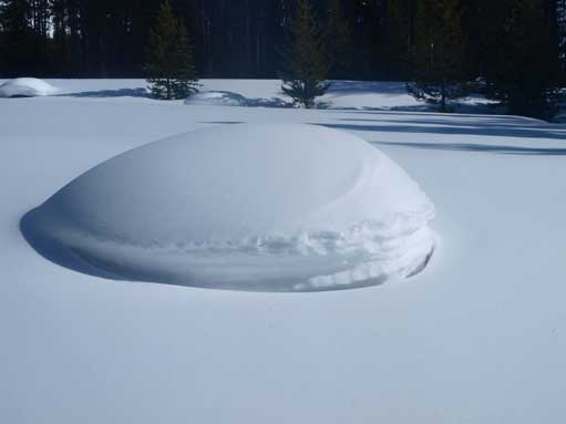 Interesting snow formation