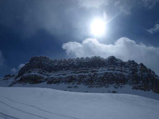 Now the sun showed up