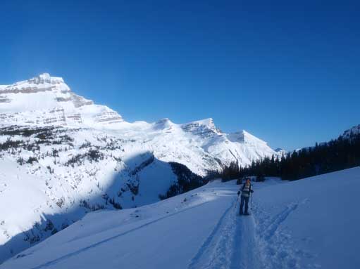 Now we were out of the second canyon, and we were on our way towards Bow Hut
