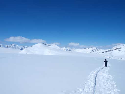 Looking back. Wow I love the Wapta that I'll go back sooner than later!