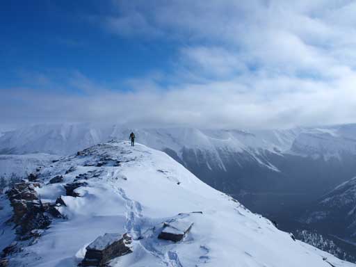 He would get some interesting views from there. I went down there too.