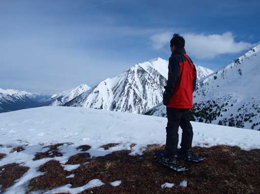 Me soaking in the views