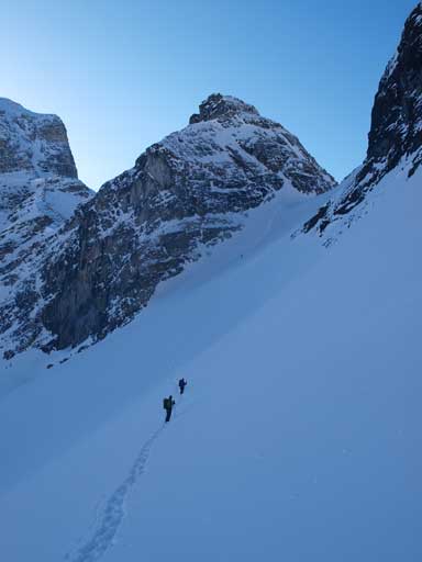 The steep traverse