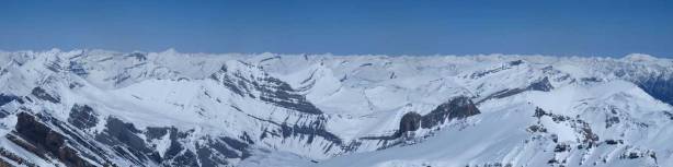 Peaks NE of Wilson. They're in David Thompson Country