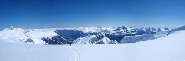 Panorama from the descent