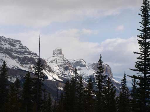 An impressive pinnacle on the Wilson massive.