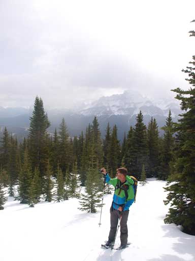 Higher up the bushwhacking got much better.