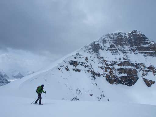 On the way down, looking back towards Survey. It looks quite impressive from this angle