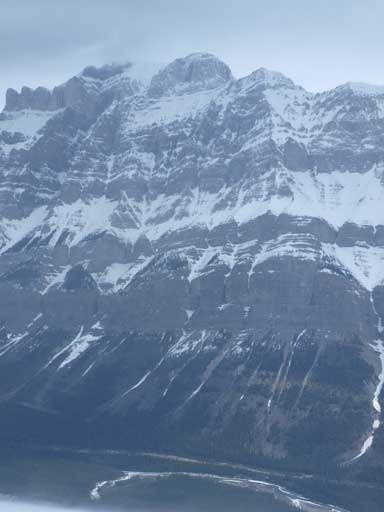 Oh wow the west face of Wilson. 2000 vertical meters from summit to highway!