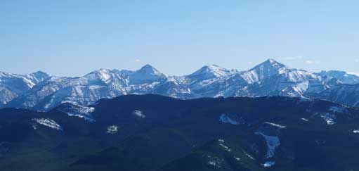 Banded Peak to Mt. Glasgow