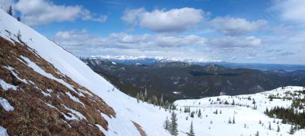 If loaded this area has avalanche potential