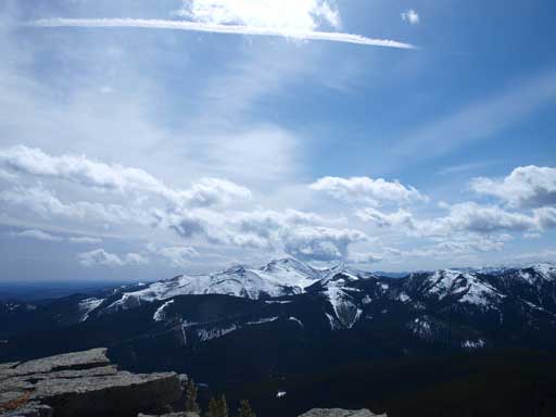 Moose Mountain and some interesting clouds