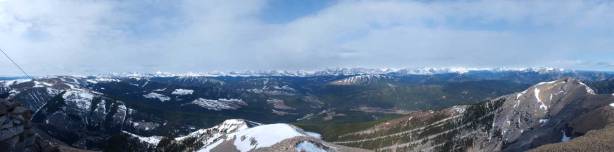 Partial summit panorama. Click to view large size.