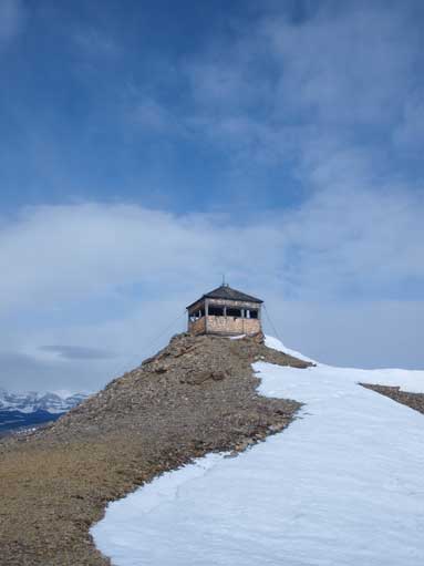 The summit fire lookout