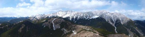 Panorama of Holy Cross and Head, Highwood Range
