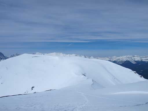 Looking back to Lipalian from Purple Peak