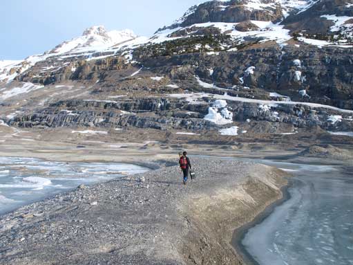 We had to negotiate a maze of possible paths. Got turned back several times.