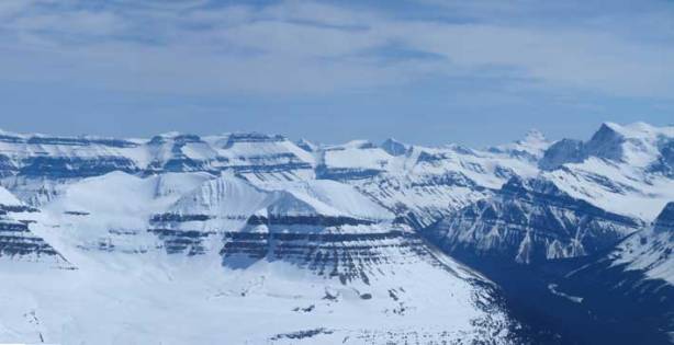 On the left skyline is part of Monchy Icefield highline traverse. It's on my to-do list.
