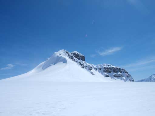 Castleguard Mountain. I was up there 1 hour ago.