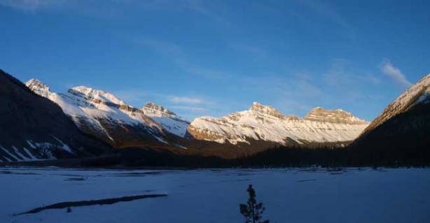 Sun was getting low by the time made to the river crossing.