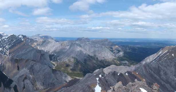 Looking towards Association Peak and End Mountain in the Goast area.