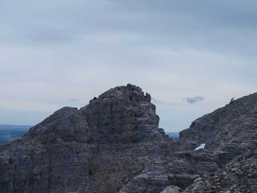 Another group decided to down-climb