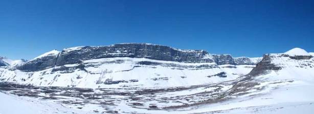 Blackface Mountain was always the eye-catching one during the day.