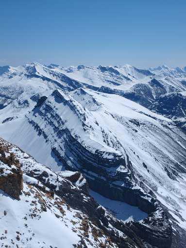 Tripoli Mountain from the summit of Cheviot Mountain.