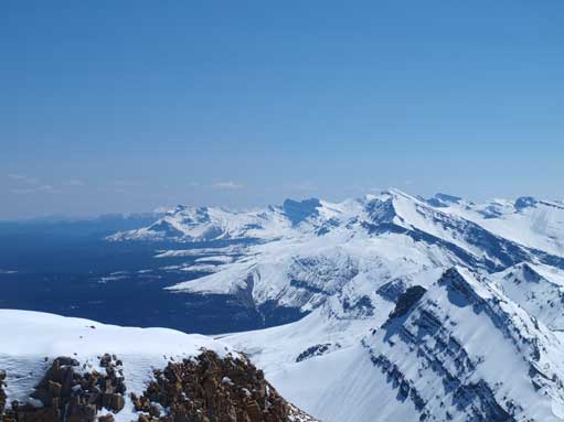 Zooming-in looking south