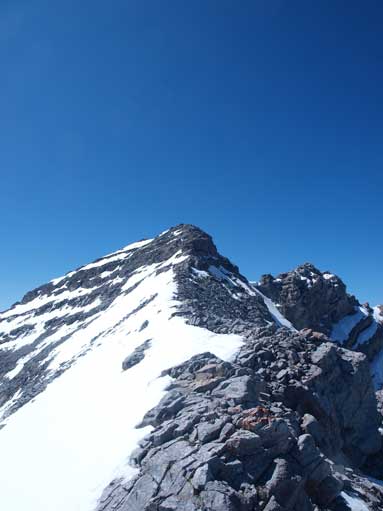 Near the moderate section.