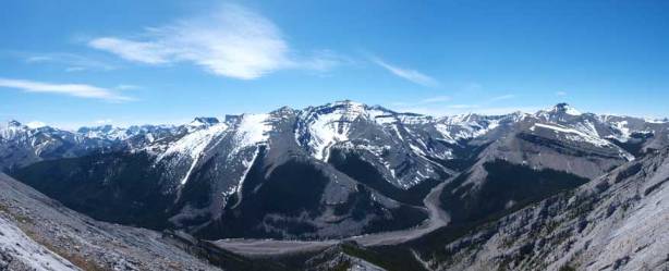 Looking back towards Mount Fullerton