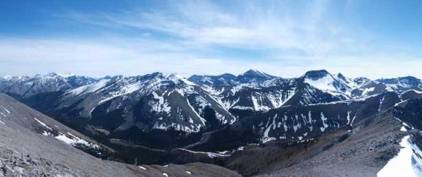 Familiar peaks in this area. The highest is Fisher Peak