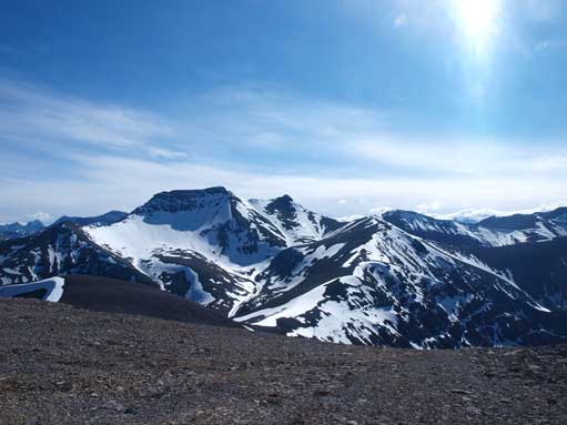Mount Howard was still snowy