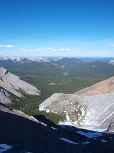 Looking down Prairie Creek. This would be the way I went out.