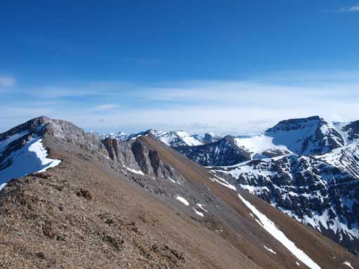 Interesting view looking back.