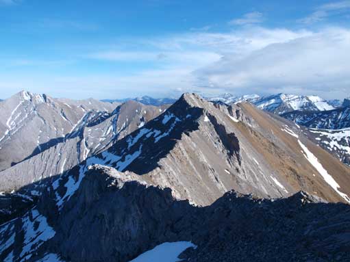 From this angle Compression Ridge looks like The Great Wall..