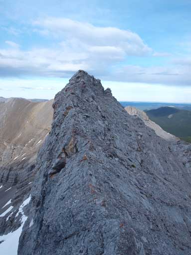 More interesting terrain. I went around this one on right side.