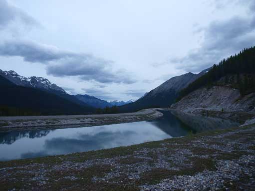 A morning view from the approach.
