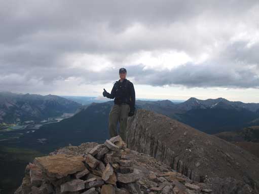 Neil on the summit