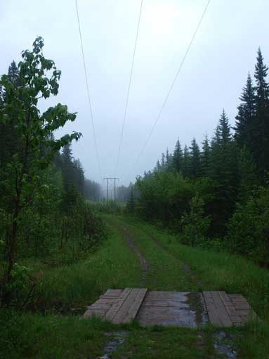 The approach trail - Skogan Pass Trail. It's also bike-able