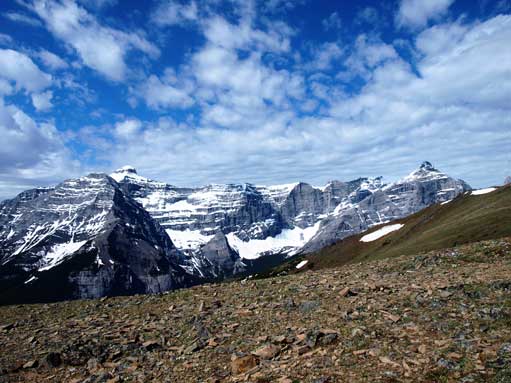 Another view of the wall of Rock