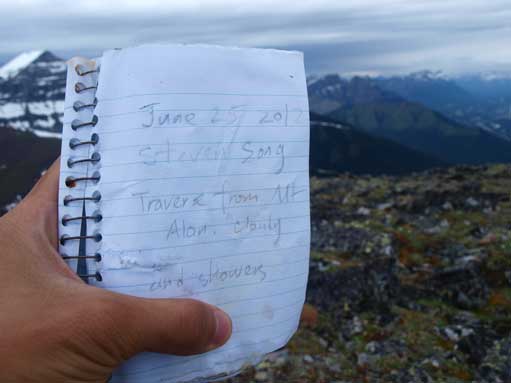 The register and my entry