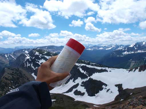 There is a register, and we are the 2nd group signing it after being placed.