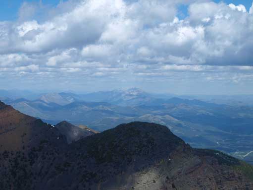 At center in the far distance is Livingstone Range