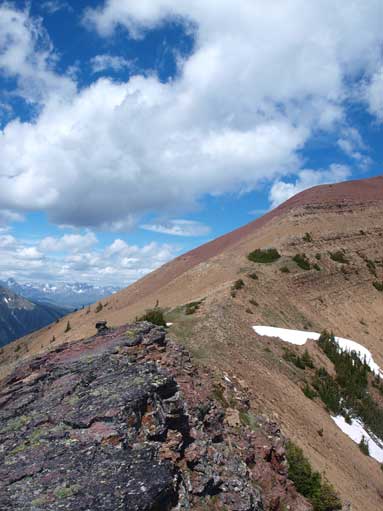 Going up this unnamed GR