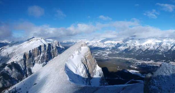 Ha Ling Peak from the summit